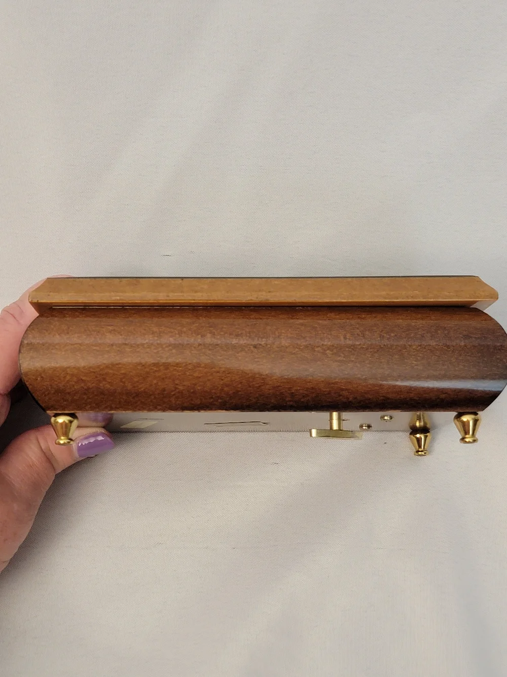 Intarsitalia Made In Italy Wooden Floral Music/Jewelry Box